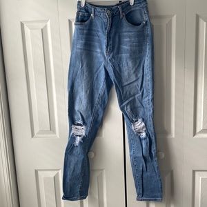 Forever 21 ripped denim jeans